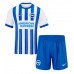 Camiseta Brighton Evan Ferguson #28 Primera Equipación para niños 2024-25 manga corta (+ pantalones cortos)